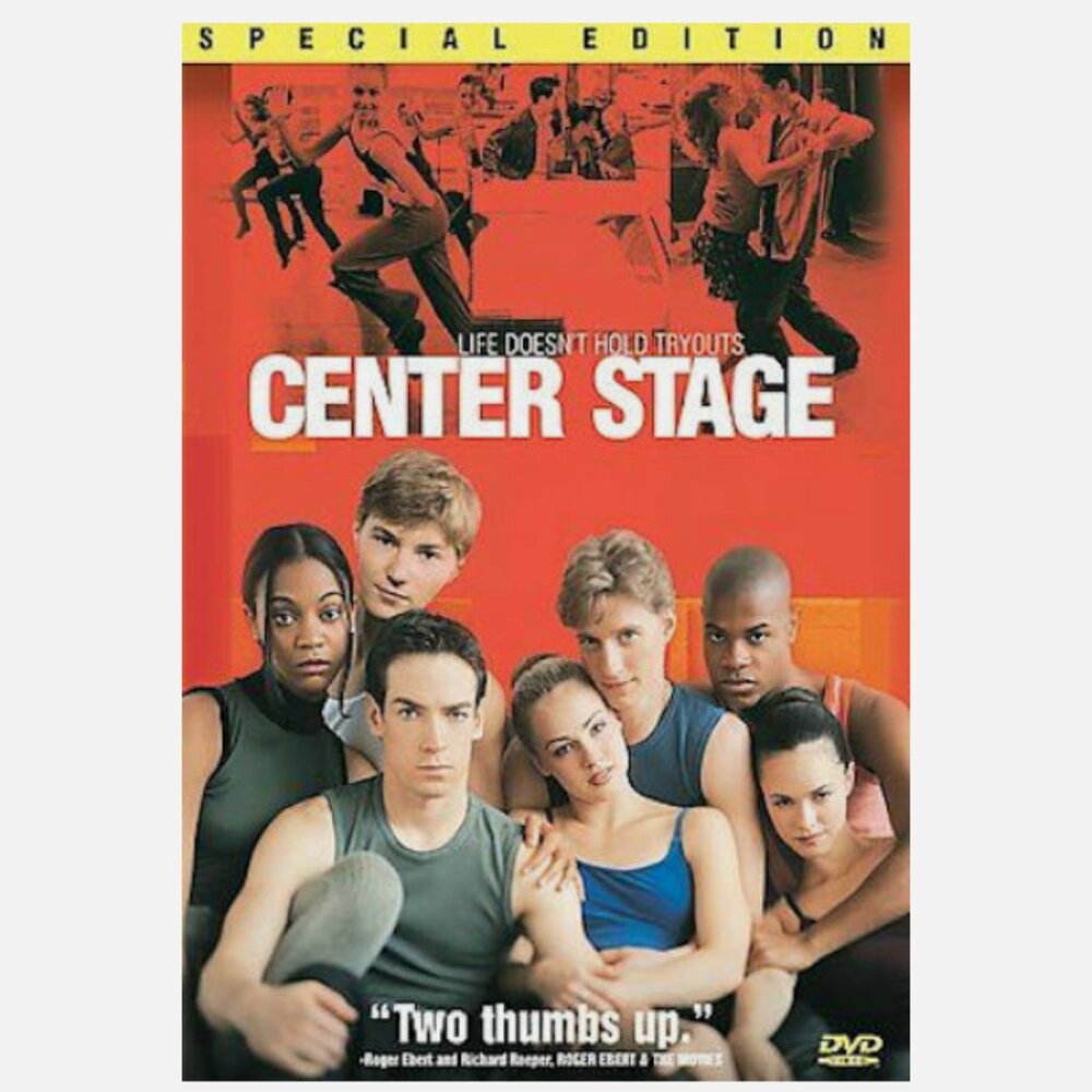 Center Stage DVD 2000 Wide Screen Amanda Schull Peter Gallagher Zoe Saldana